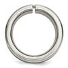 Chisel Titanium Brushed and Polished Black IP-plated Cable 1/20 Carat Diamond 10mm Band