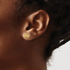 Gold Unicorn Post Earrings
