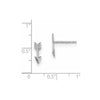 Gold Arrow Post Earrings