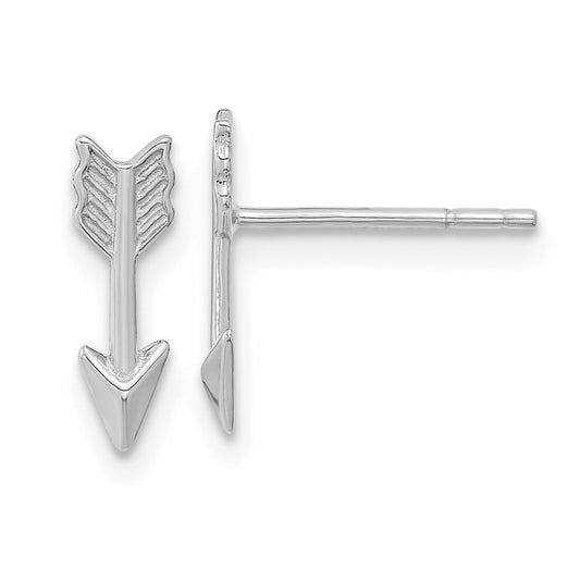 Gold Arrow Post Earrings
