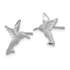 Gold Hummingbird Post Earrings