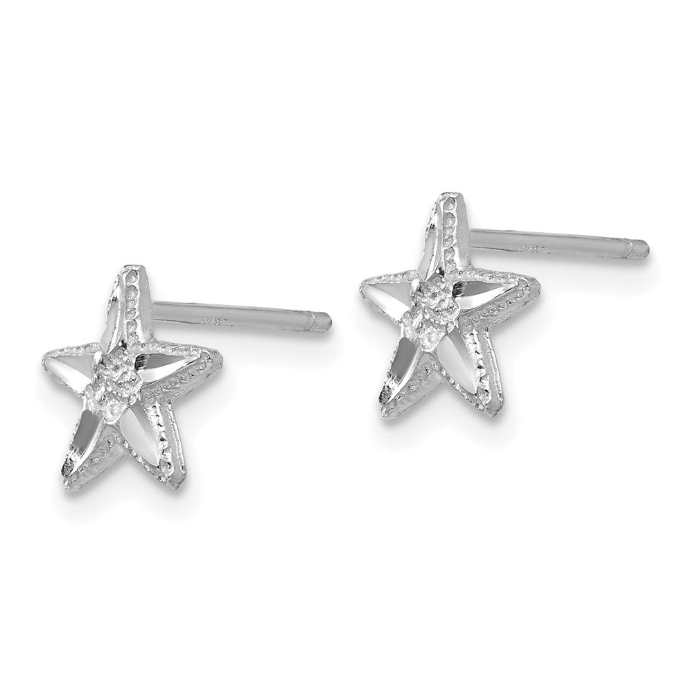 Gold Starfish Post Earrings