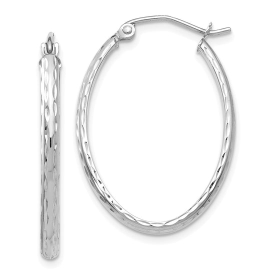 2.5mm Gold Diamond-cut Tube Hoop Earrings