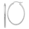 2.5mm Gold Diamond-cut Tube Hoop Earrings