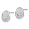 Gold Sand Dollar Earrings