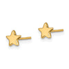 Gold Star Post Earrings