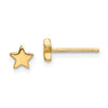 Gold Star Post Earrings
