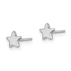 Gold Star Post Earrings
