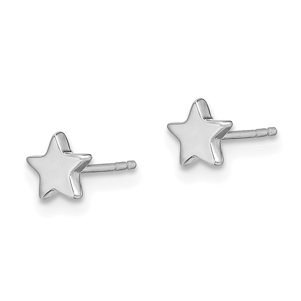 Gold Star Post Earrings