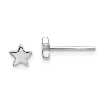Gold Star Post Earrings