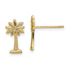 14K Palmetto Palm Tree Post Earrings