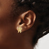 Gold Starfish Post Earrings