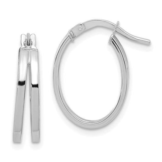 Gold Double Hoop Earrings