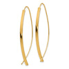 Gold Bar Theader Earrings