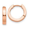 Gold Circle Hinged Hoop Earrings