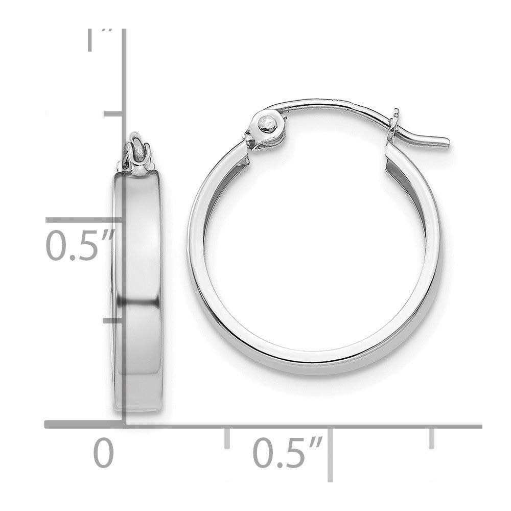3mm Gold Hoop Earrings