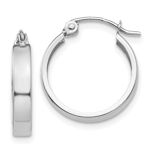 3mm Gold Hoop Earrings