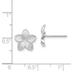 Gold Flower Post Earrings