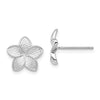 Gold Flower Post Earrings