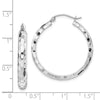 2.8mm Gold Polished Diamond-cut Hoop Earrings