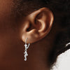 Gold Seahorse Leverback Earrings