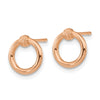 Circle Post Earrings
