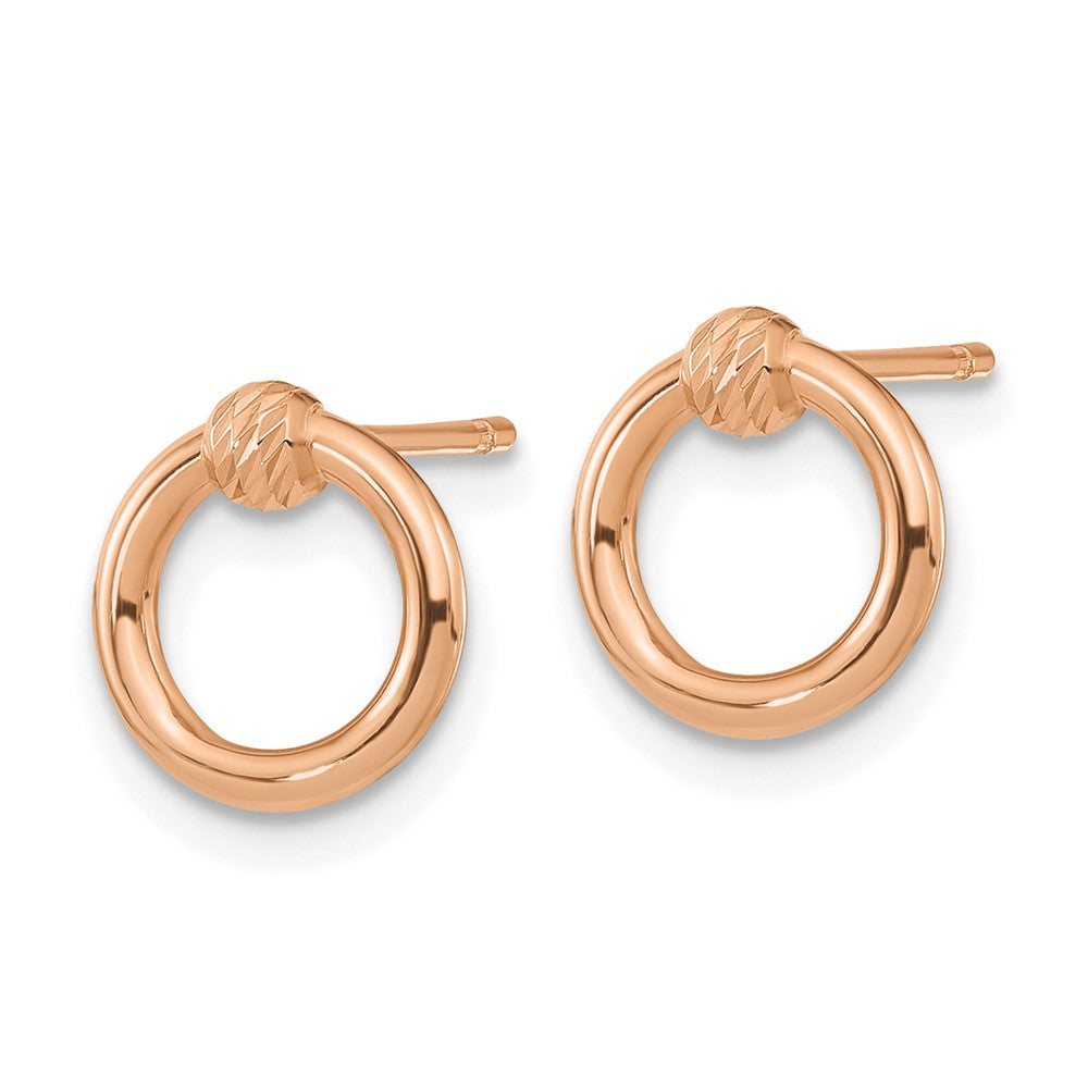 Circle Post Earrings
