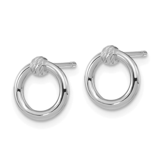 Circle Post Earrings