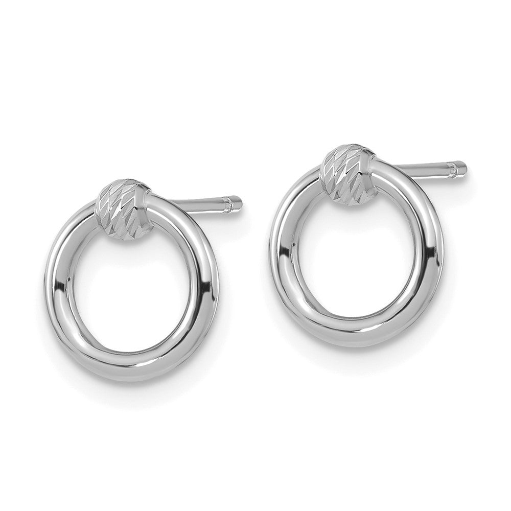 Circle Post Earrings