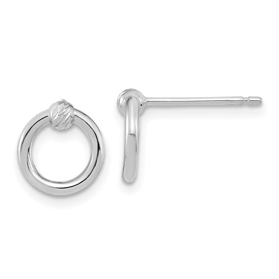Circle Post Earrings