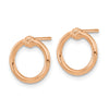 Circle Post Earrings