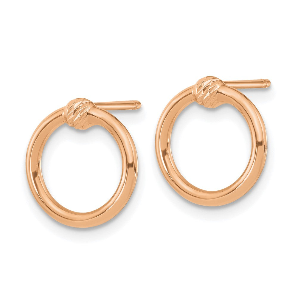 Circle Post Earrings