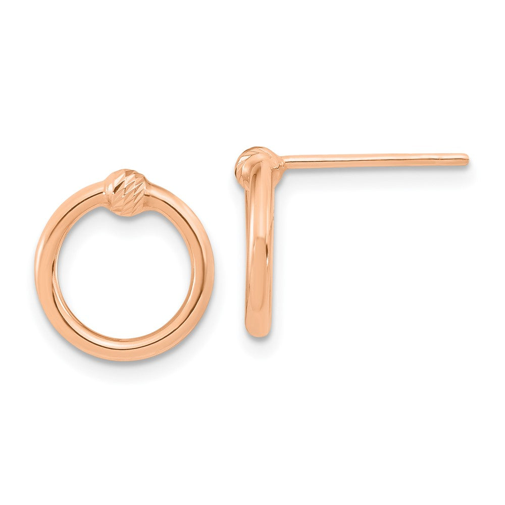 Circle Post Earrings