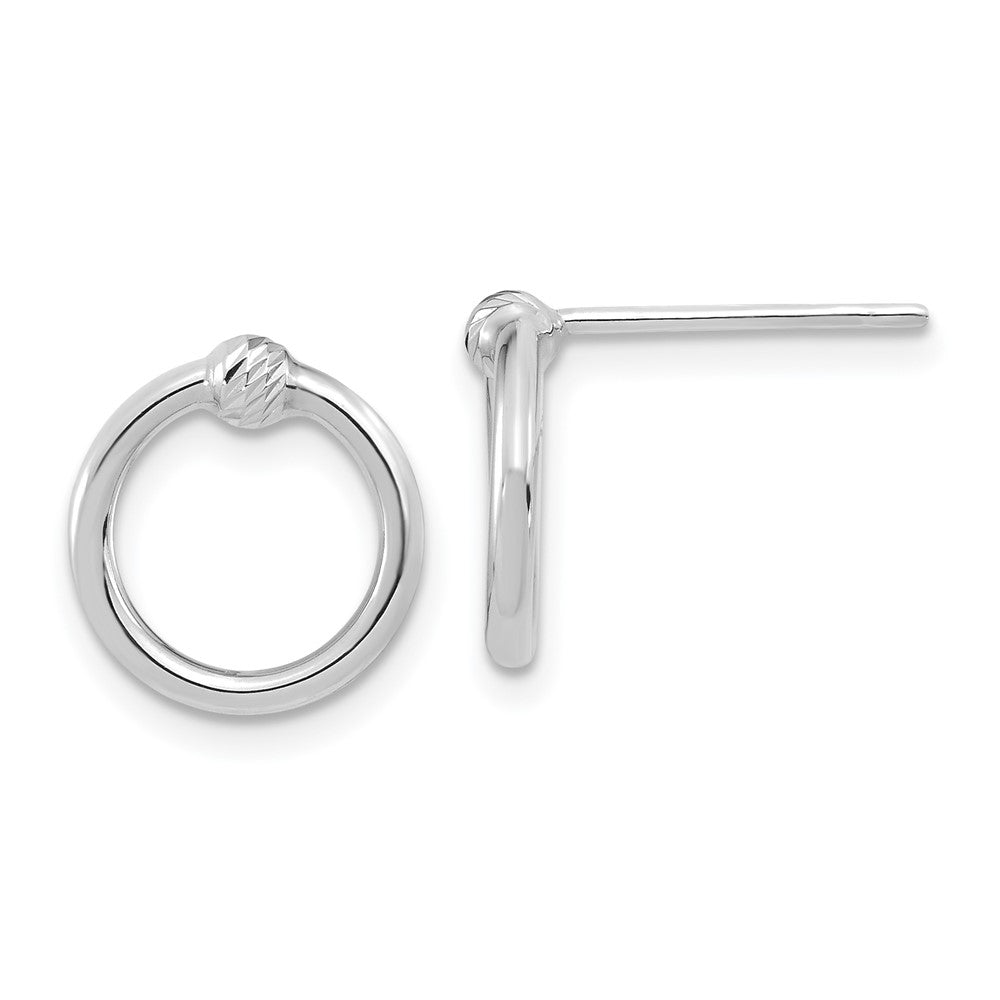 Circle Post Earrings