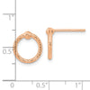 Twisted Circle Post Earrings