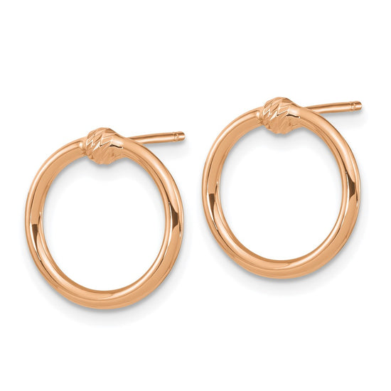 Circle Post Earrings