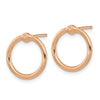 Circle Post Earrings