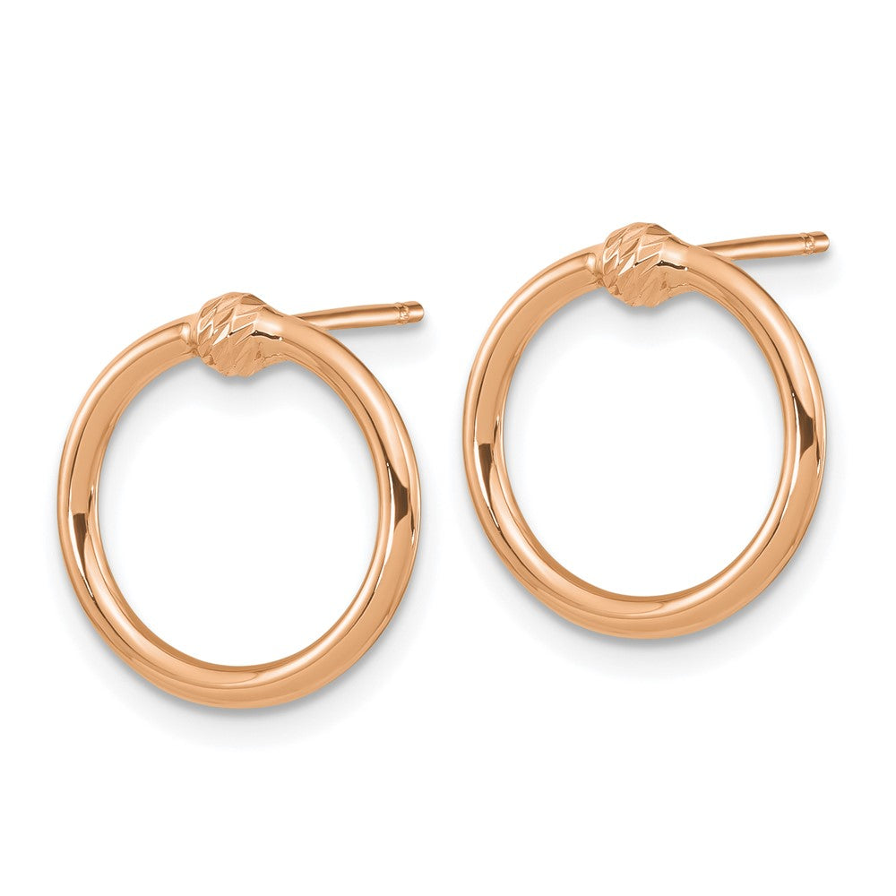 Circle Post Earrings