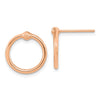 Circle Post Earrings