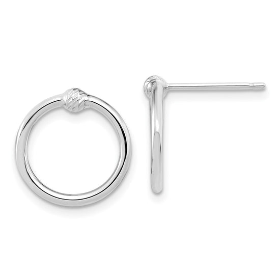 Circle Post Earrings