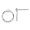 Circle Post Earrings