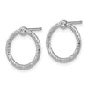Twisted Circle Post Earrings