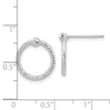 Twisted Circle Post Earrings