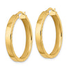 14K Polished Hoop Earrings