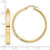 14K Polished Hoop Earrings