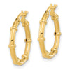 2mm Gold Polished Hoop Earrings