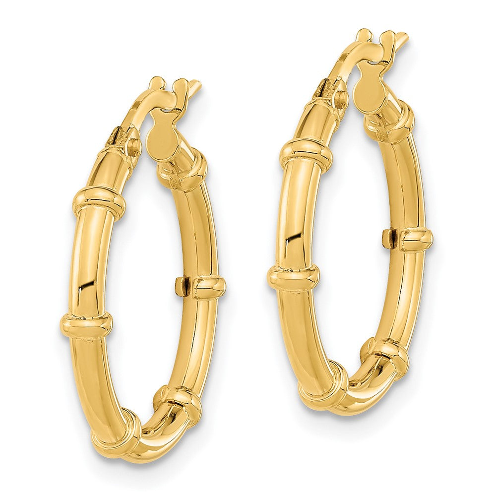 2mm Gold Polished Hoop Earrings