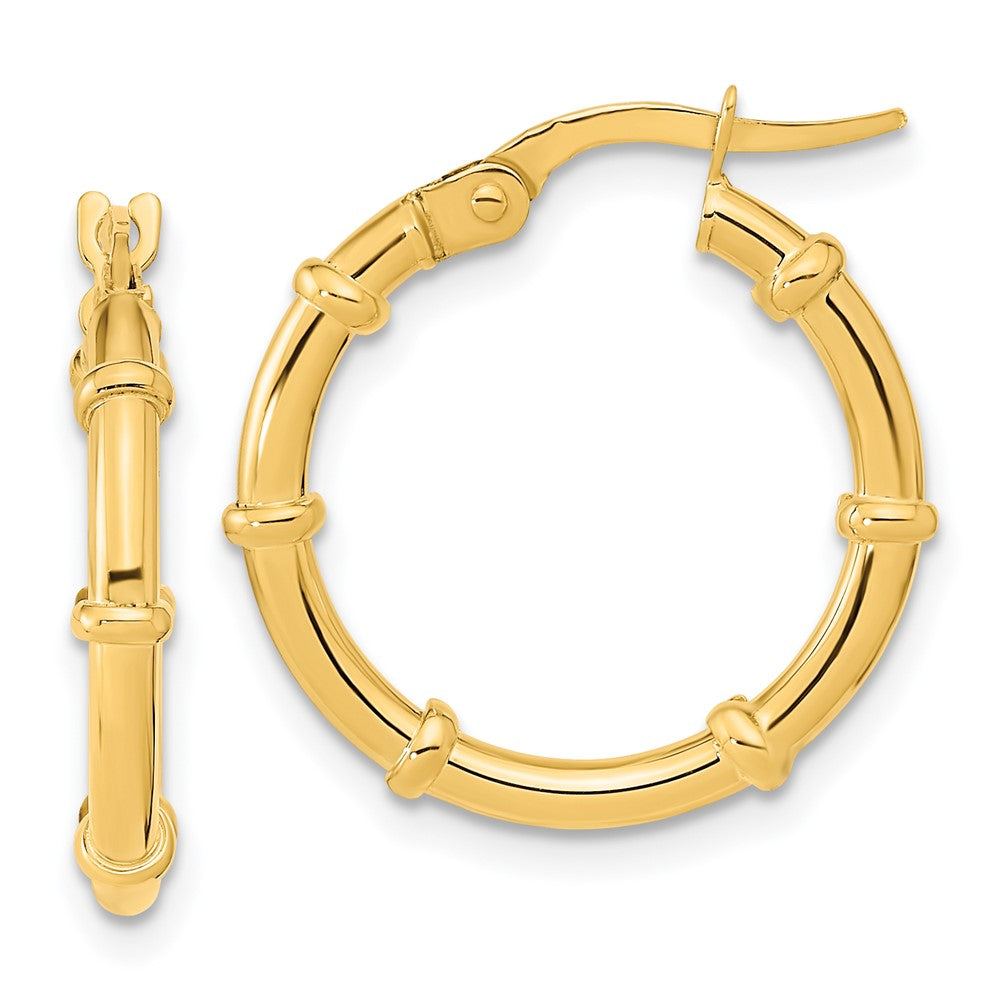 2mm Gold Polished Hoop Earrings