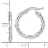 2mm Gold Polished Hoop Earrings