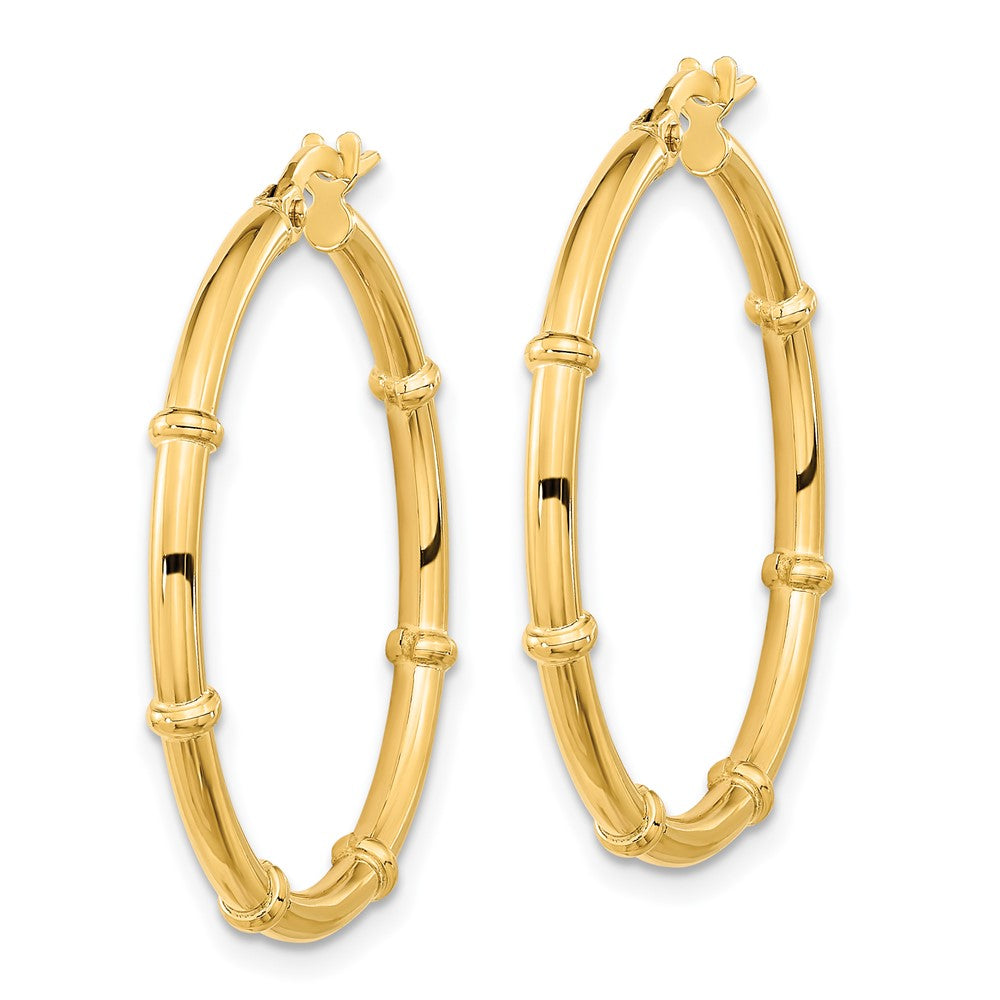 2mm Gold Polished Hoop Earrings